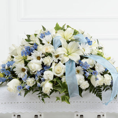 Tender Treasure Casket Spray –  The Flower Factory, Tarzana CA