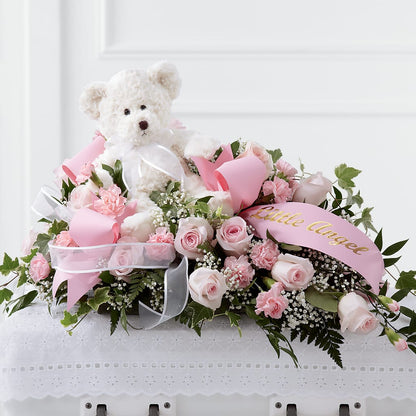 Touch of Sympathy Casket Spray –  The Flower Factory, Tarzana CA