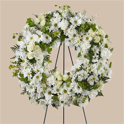 Faithful Wishes Wreath –  The Flower Factory, Tarzana CA