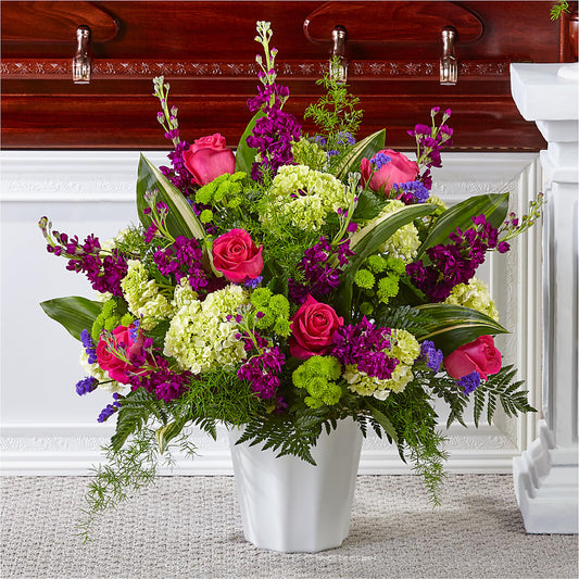 Beautiful Horizons Floor Basket –  The Flower Factory, Tarzana CA