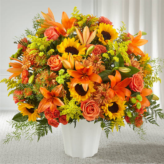 Harvest Thoughts Floor Basket –  The Flower Factory, Tarzana CA