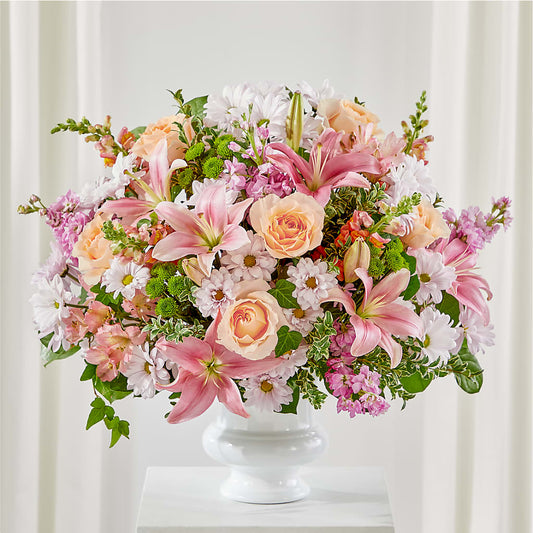 Heartfelt Gesture Urn Arrangement –  The Flower Factory, Tarzana CA
