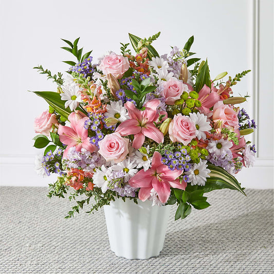 Abundant Compassion Floor Basket –  The Flower Factory, Tarzana CA