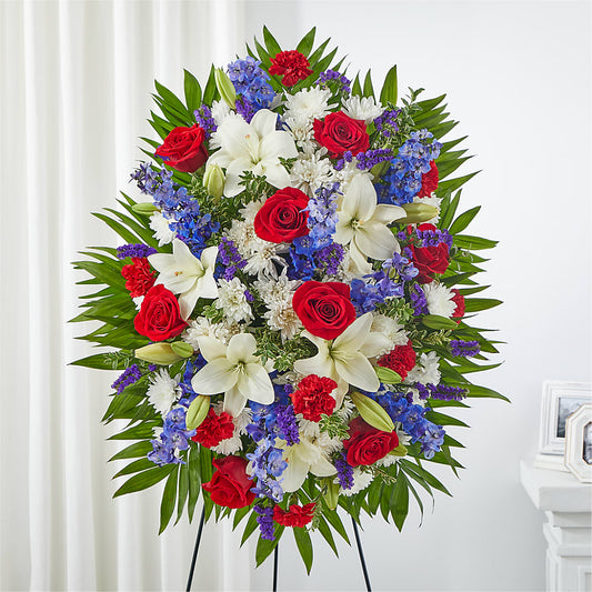 Cherished Service Standing Spray –  The Flower Factory, Tarzana CA