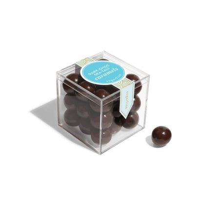 Sugarfina Dark Chocolate Sea Salt Caramels Candy Cube 3oz. –  The Flower Factory, Tarzana CA