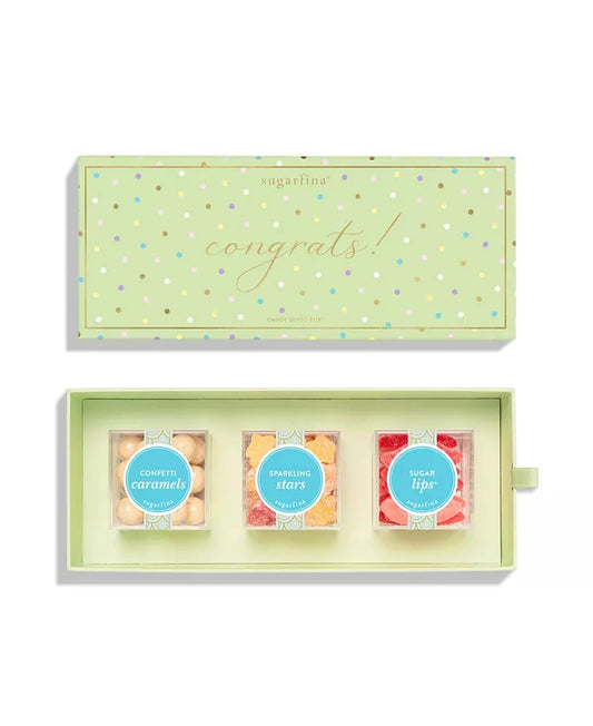 Congrats 3-Piece Candy Bento Box –  The Flower Factory, Tarzana CA