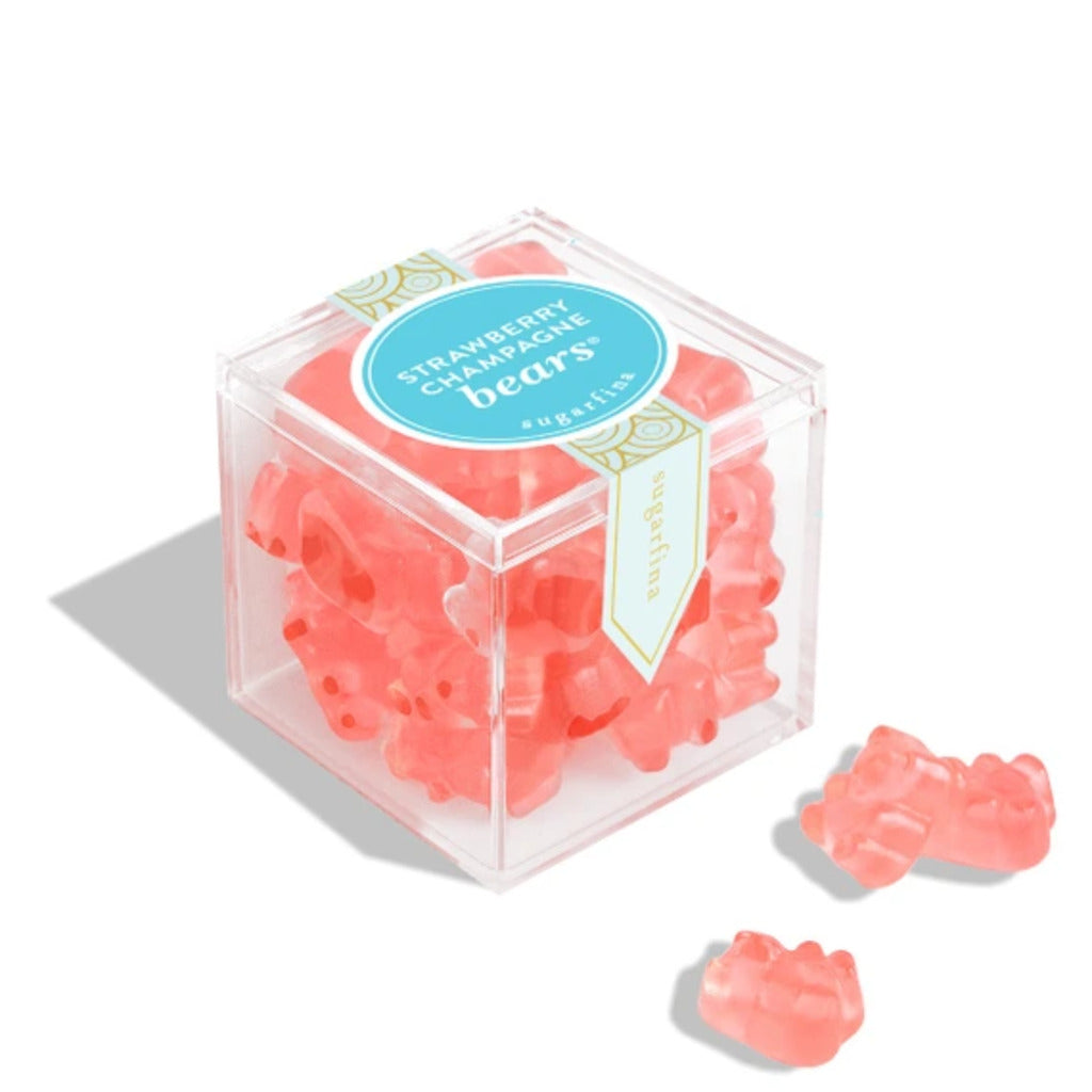 Strawberry Champagne Bears Candy Cube 3oz. –  The Flower Factory, Tarzana CA
