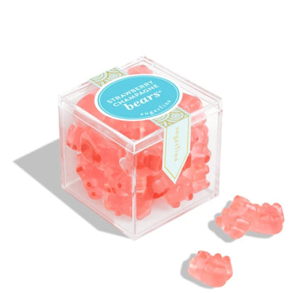 Strawberry Champagne Bears Candy Cube 3oz. –  The Flower Factory, Tarzana CA
