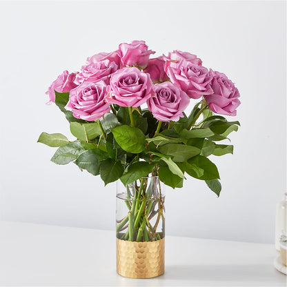 Bouquet de roses lavande Admirateur secret