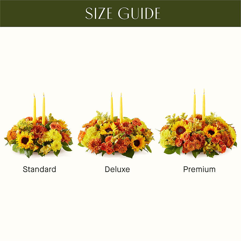 Autumn Harmony Centerpiece –  The Flower Factory, Tarzana CA