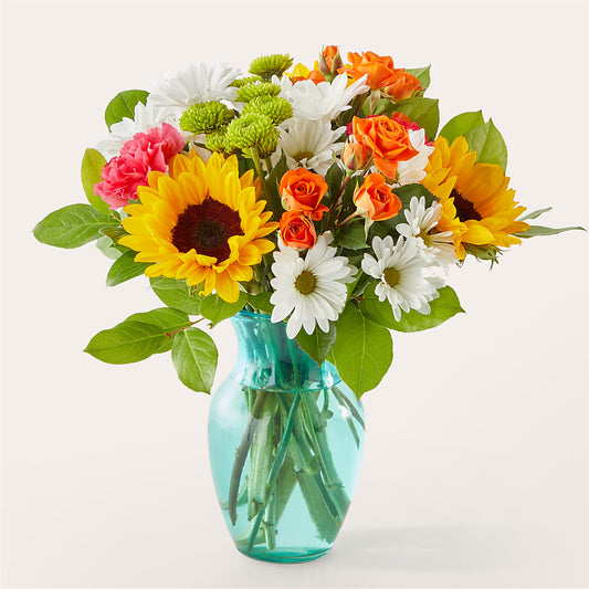 Sun-drenched Blooms Bouquet –  The Flower Factory, Tarzana CA