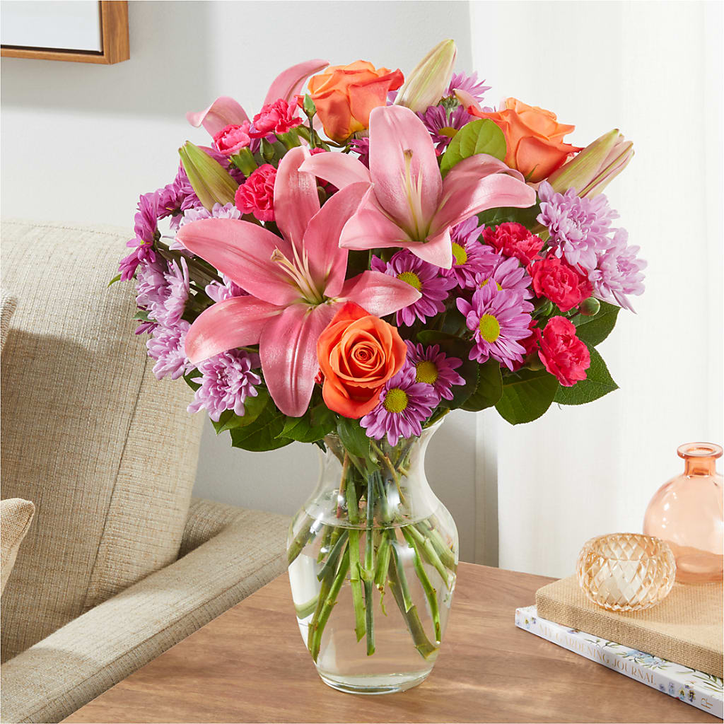 One and Only Bouquet – lavender, orange, pink, purple flower