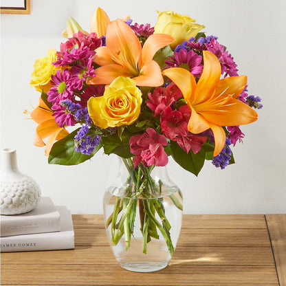 Colorful Visions Bouquet –  The Flower Factory, Tarzana CA