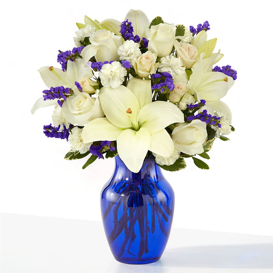 Sapphire Rush Bouquet –  The Flower Factory, Tarzana CA