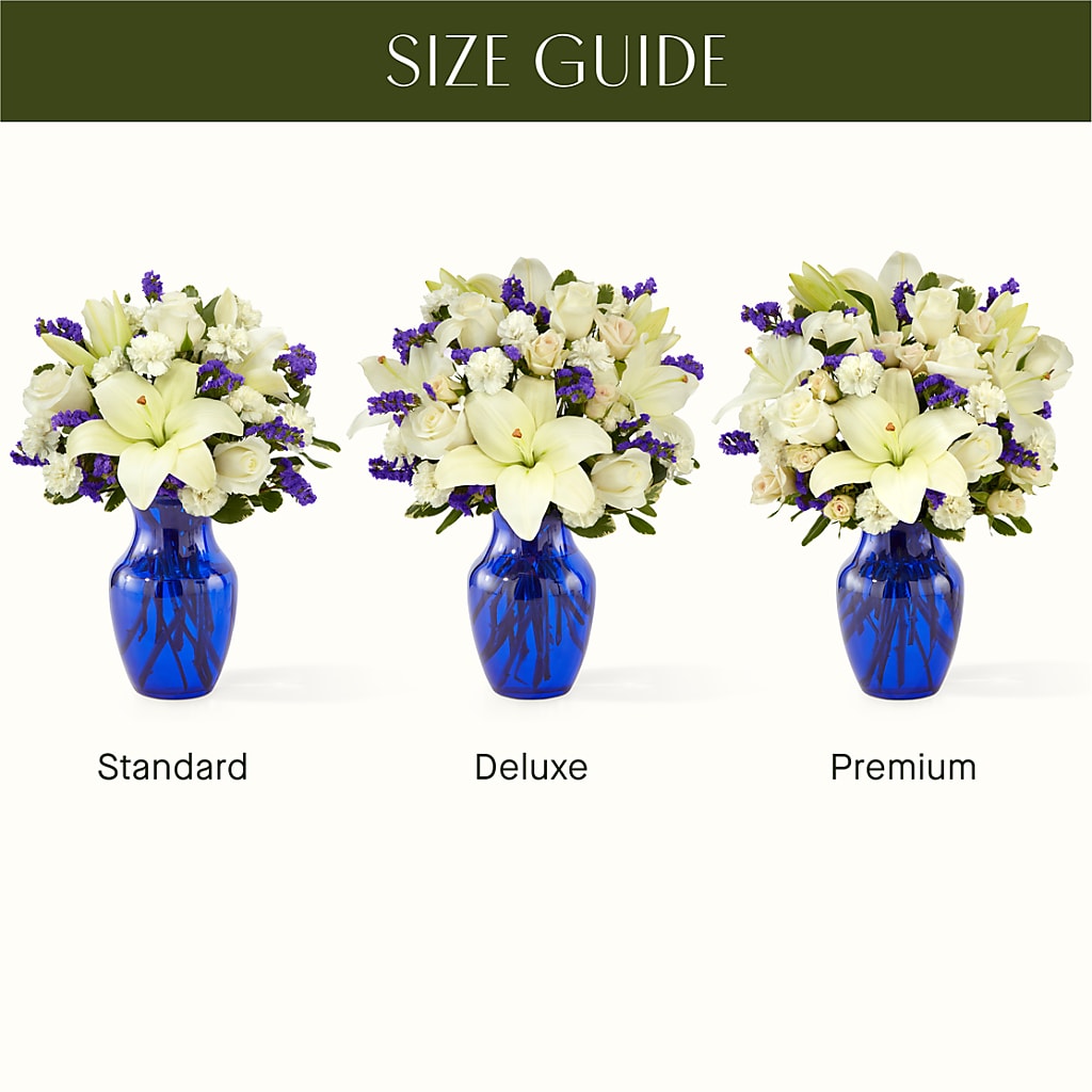 Sapphire Rush Bouquet –  The Flower Factory, Tarzana CA