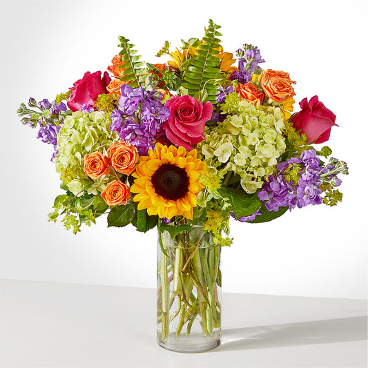 Vibrant Greetings Bouquet –  The Flower Factory, Tarzana CA