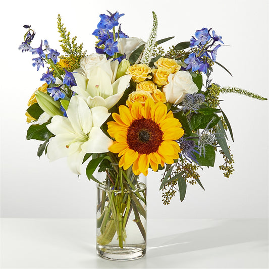 Wonderfully Sunny Bouquet –  The Flower Factory, Tarzana CA