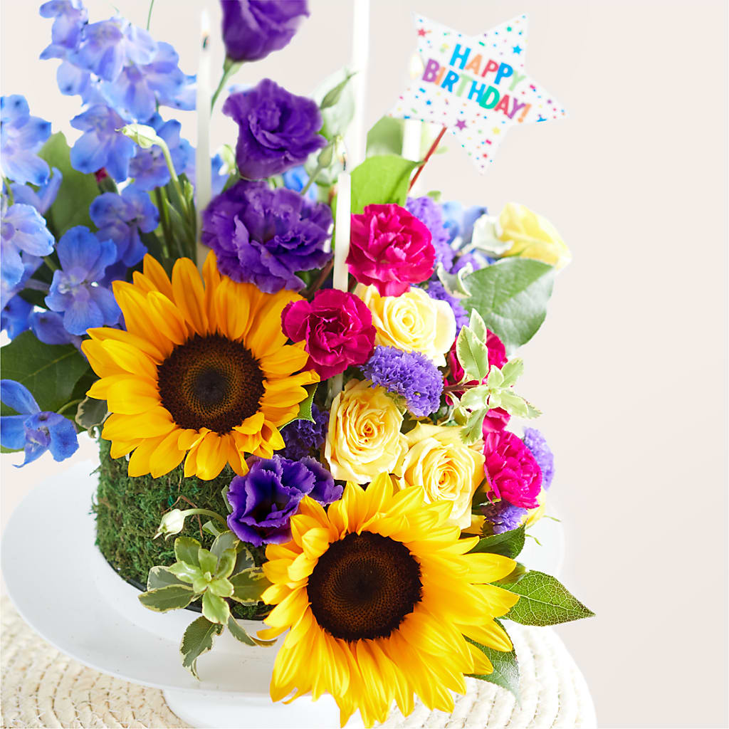 Star of the Day Floral Cake –  The Flower Factory, Tarzana CA