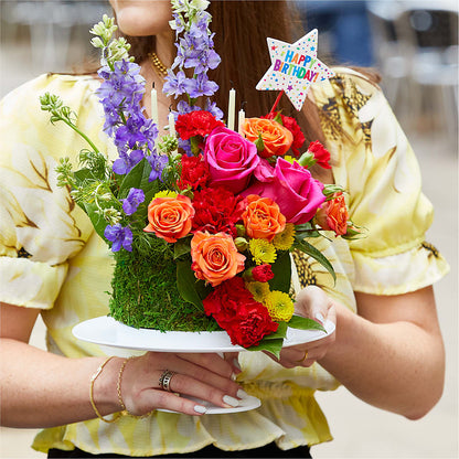 Best Year Yet Floral Cake –  The Flower Factory, Tarzana CA