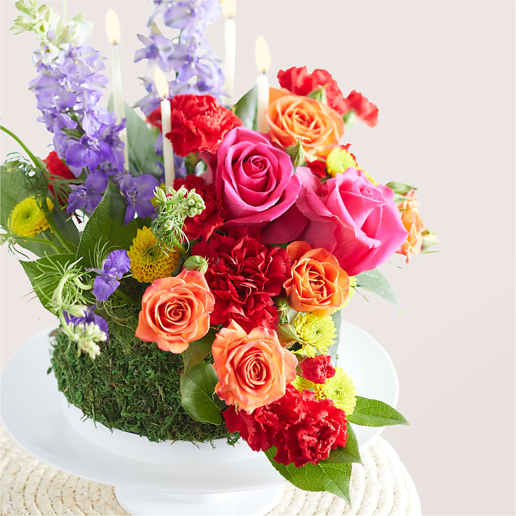 Best Year Yet Floral Cake –  The Flower Factory, Tarzana CA