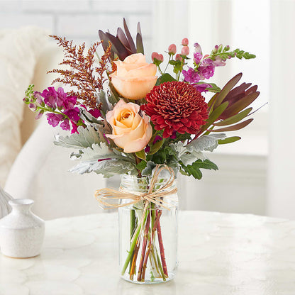 Moody Hues Bouquet –  The Flower Factory, Tarzana CA