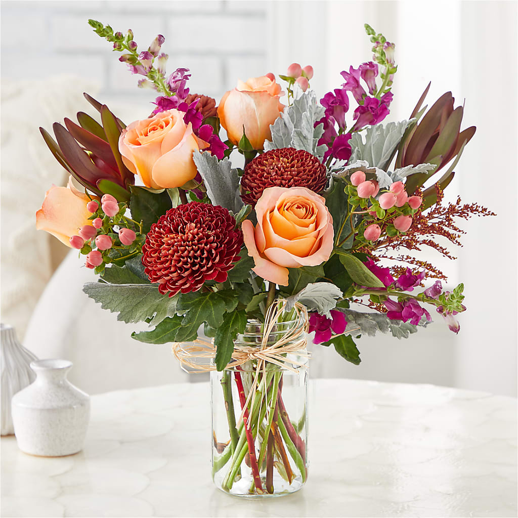 Moody Hues Bouquet –  The Flower Factory, Tarzana CA