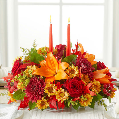 Autumn's Embrace Centerpiece –  The Flower Factory, Tarzana CA