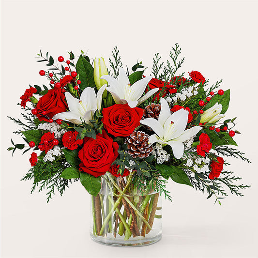 Best in Snow Bouquet –  The Flower Factory, Tarzana CA