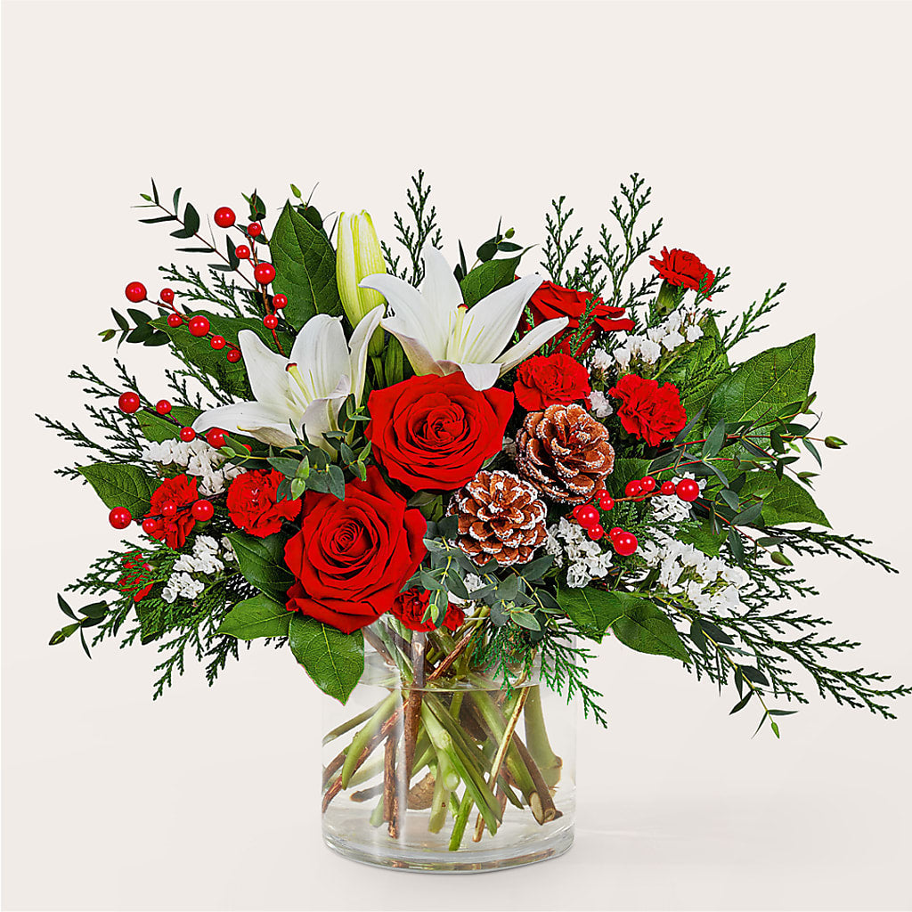 Best in Snow Bouquet –  The Flower Factory, Tarzana CA