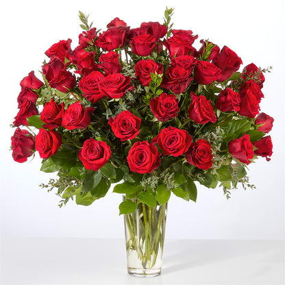 Forever Yours Fifty Stem Red Rose Bouquet –  The Flower Factory, Tarzana CA