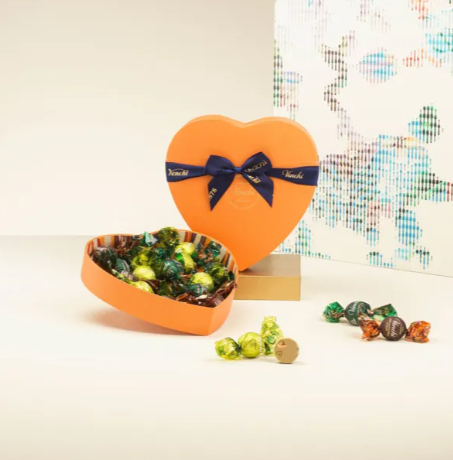 Heart Gift Box with Pearl Chocolates