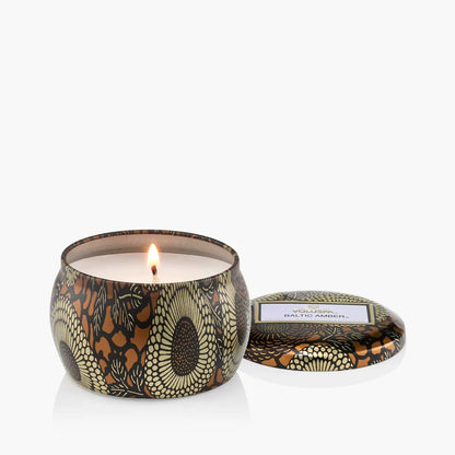 Baltic Amber Mini Tin Candle –  The Flower Factory, Tarzana CA