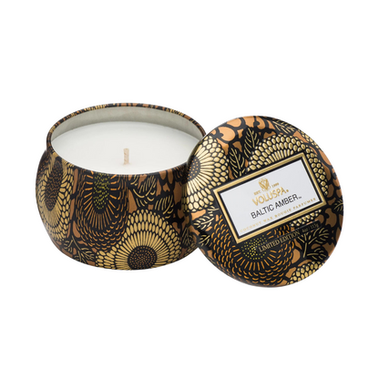 Baltic Amber Mini Tin Candle –  The Flower Factory, Tarzana CA