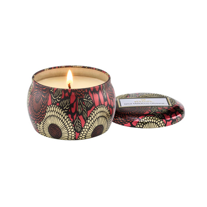 Goji Tarocco Orange Mini Tin Candle –  The Flower Factory, Tarzana CA