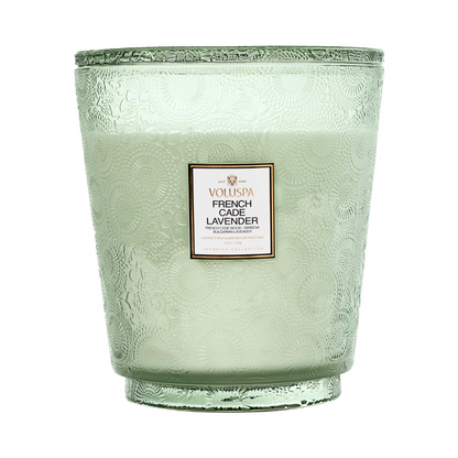 French Cade Lavender 5-Wick Hearth Candle –  The Flower Factory, Tarzana CA