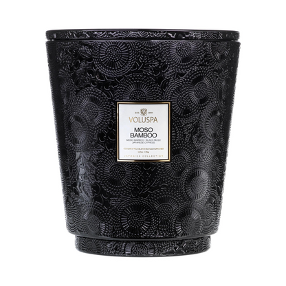 Moso Bamboo 5-Wick Hearth Candle –  The Flower Factory, Tarzana CA