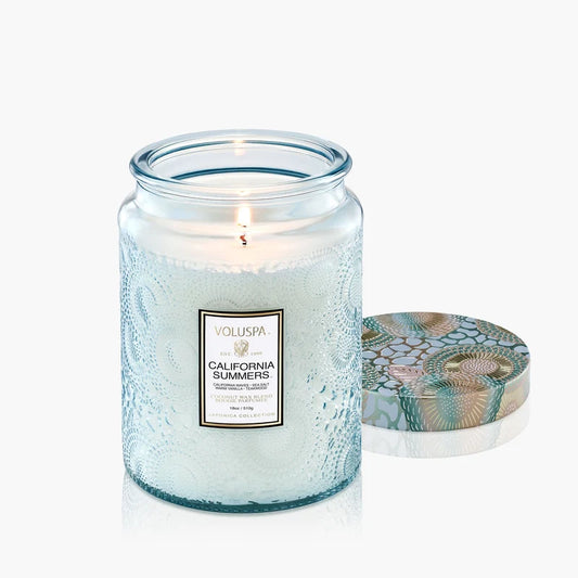 California Summers Large Jar Candle  –  The Flower Factory, Tarzana CA