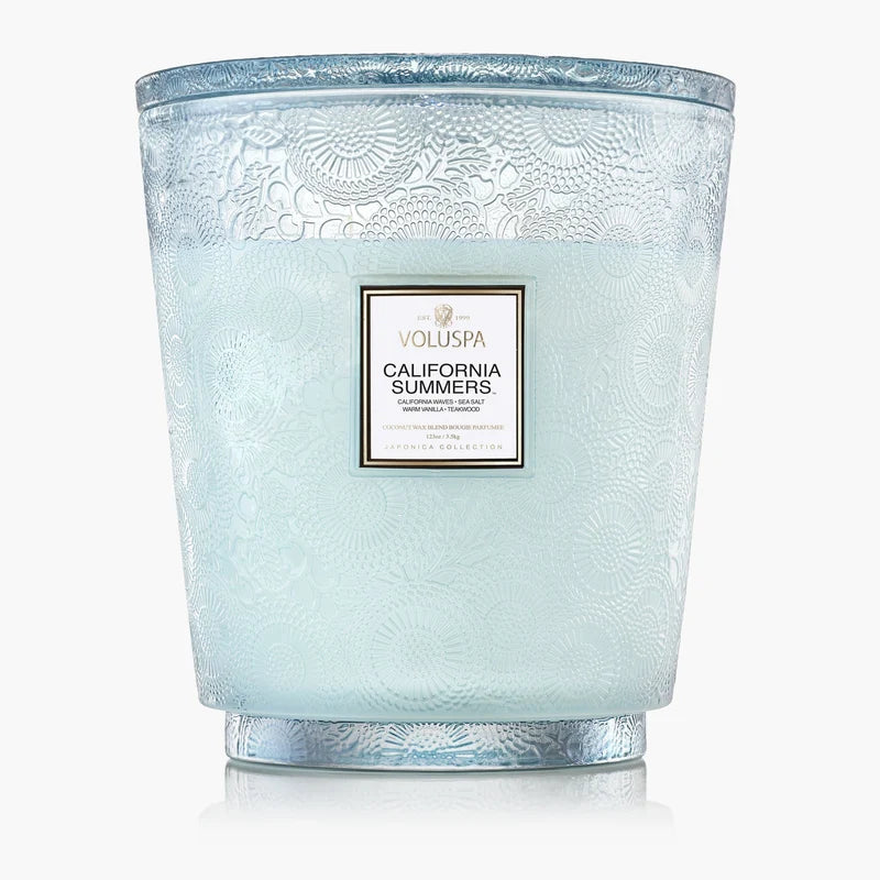 California Summers 5-Wick Hearth Candle –  The Flower Factory, Tarzana CA