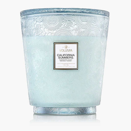 California Summers 5-Wick Hearth Candle –  The Flower Factory, Tarzana CA