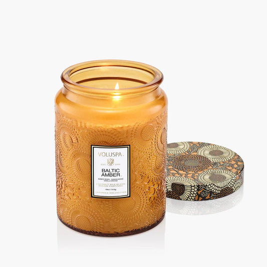 Baltic Amber Large Jar Candle –  The Flower Factory, Tarzana CA