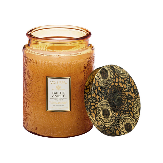 Baltic Amber Large Jar Candle