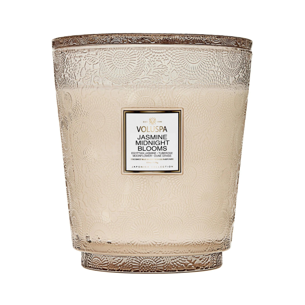 Jasmine Midnight Blooms 5-Wick Hearth Candle