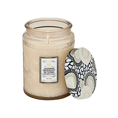 Jasmine Midnight Blooms Large Jar Candle –  The Flower Factory, Tarzana CA