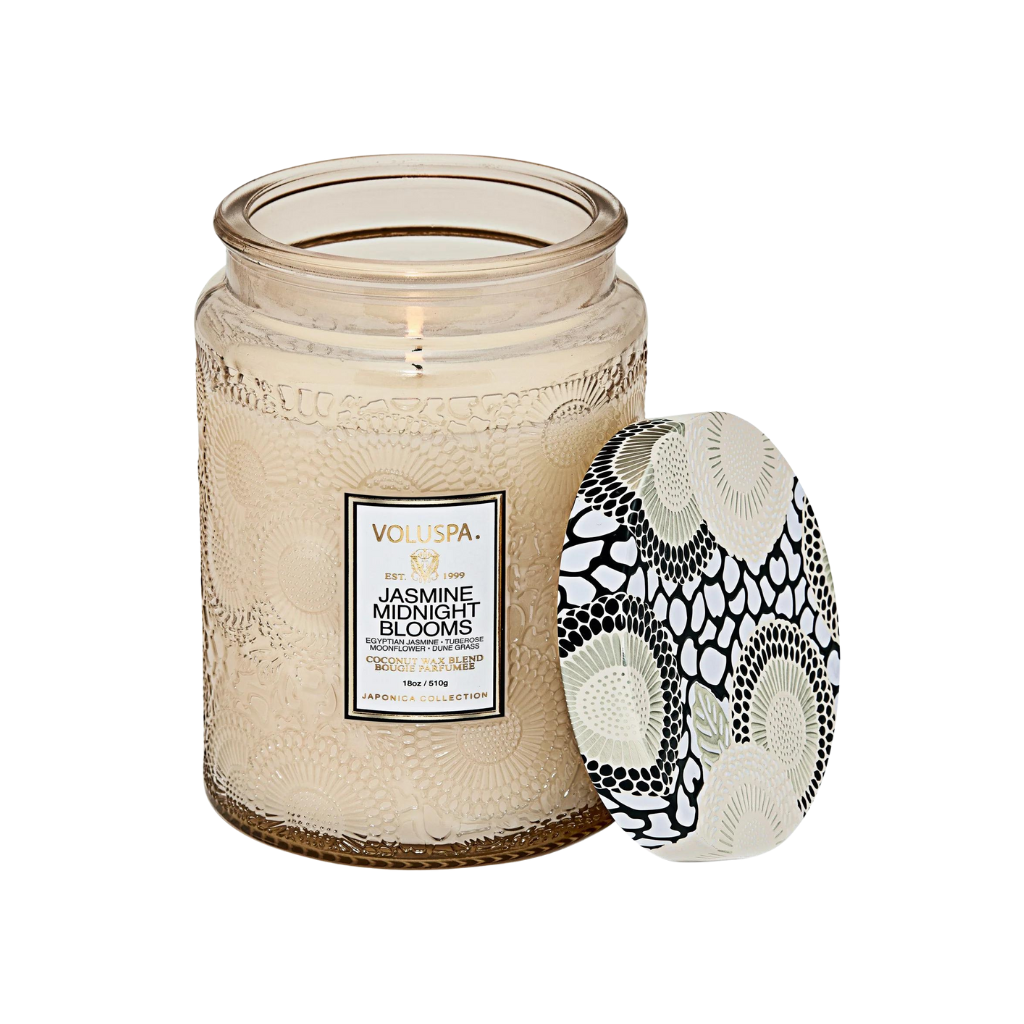 Jasmine Midnight Blooms Large Jar Candle