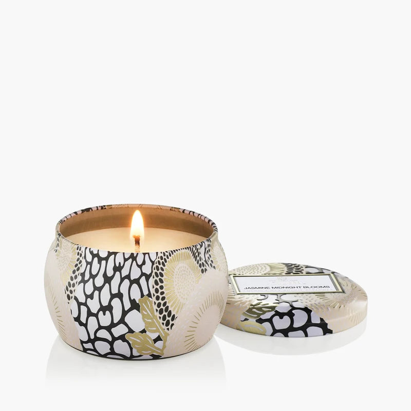 Jasmine Midnight Blooms Mini Tin Candle –  The Flower Factory, Tarzana CA
