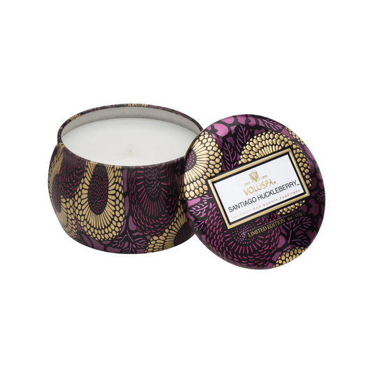 Santiago Huckleberry Mini Tin Candle