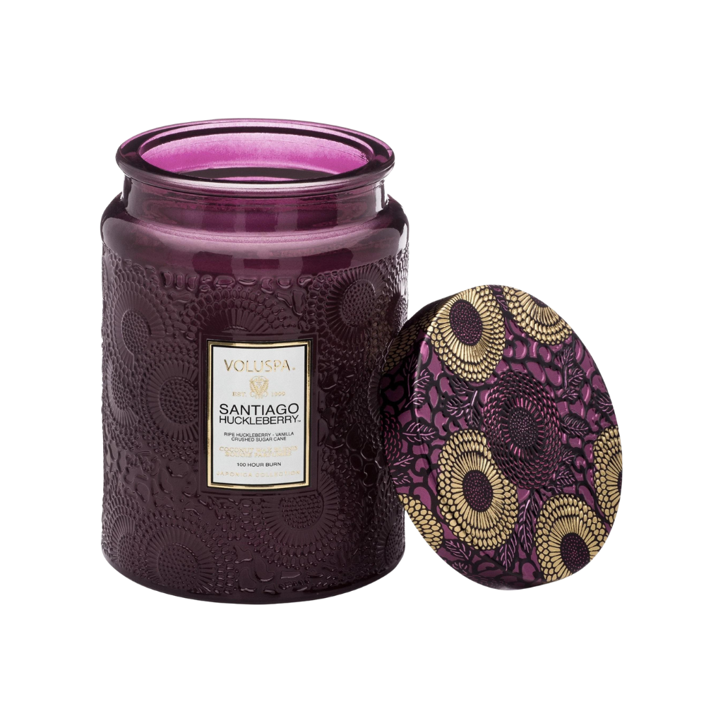 Santiago Huckleberry Large Jar Candle