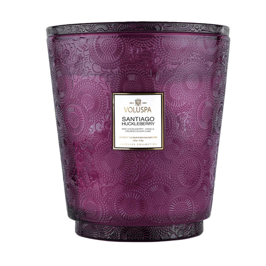 Santiago Huckleberry 5-Wick Hearth Candle