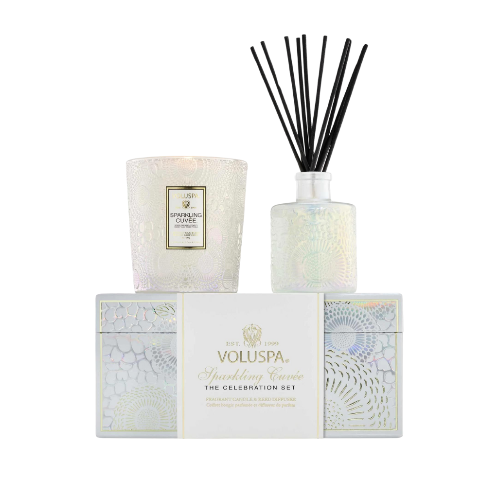 Sparkling Cuvee Celebration Candle & Diffuser Gift Set