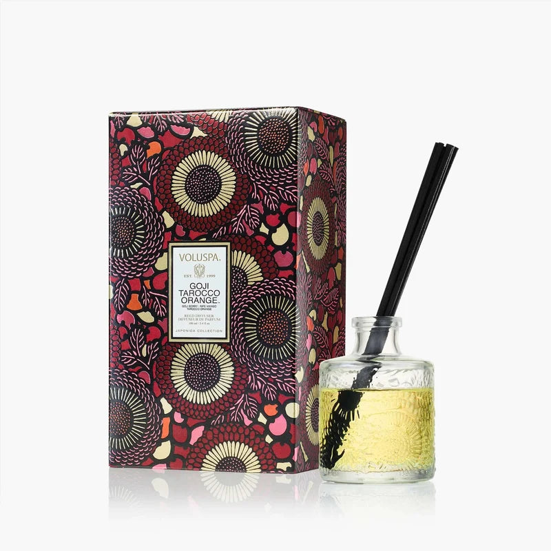 Goji Tarocco Orange Reed Diffuser –  The Flower Factory, Tarzana CA